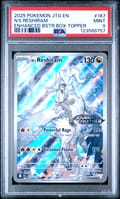 2025 Pokemon Jtg En-Journey Together N's Reshiram Enhanced Booster Box Topper #167 PSA 9