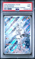 2025 Pokemon Jtg En-Journey Together N's Reshiram Enhanced Booster Box Topper #167 PSA 9