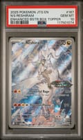 2025 Pokemon Jtg En-Journey Together N's Reshiram Enhanced Bstr Box Topper #167 PSA 10