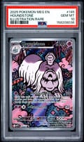 2025 Pokemon Meg En-Mega Evolution Houndstone Illustration Rare #145 PSA 10