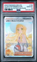 2025 Pokemon Meg En-Mega Evolution Lillie's Determination Special Illustration Rare #184 PSA 10