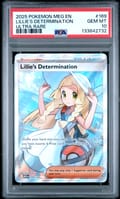 2025 Pokemon Meg En-Mega Evolution Lillie's Determination Ultra Rare #169 PSA 10