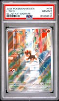 2025 Pokemon Meg En-Mega Evolution Litleo Illustration Rare #139 PSA 10
