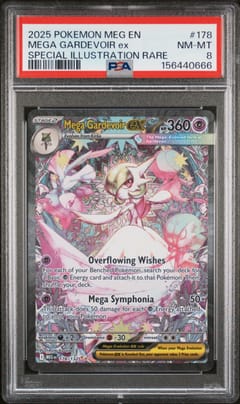 2025 Pokemon Meg En-Mega Evolution Mega Gardevoir Ex Special Illustration Rare #178 PSA 8