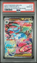 2025 Pokemon Meg En-Mega Evolution Mega Venusaur Ex Special Illustration Rare #177 PSA 10