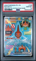 2025 Pokemon Pfl En-Phantasmal Flames Rotom Ex Special Illustration Rare #126 PSA 10