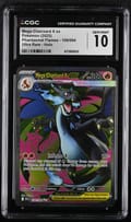 2025 Pokemon Phantasmal Flames - PFL EN Mega Charizard X ex Ultra Rare Holo #109/094 CGC 10