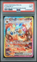 2025 Pokemon Pre En-Prismatic Evolutions Flareon Ex Special Illustration Rare #146 PSA 9