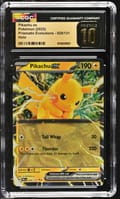 2025 Pokemon Prismatic Evolutions - PRE EN Pikachu ex Holo #028/131 CGC 10  Pristine