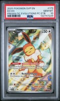 2025 Pokemon Svp En-Sv Black Star Promo Eevee Prismatic Evolutions Pc Etb #173 PSA 10