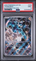 2025 Pokemon Svp En-Sv Black Star Promo Thundurus Black Bolt Pc Etb #209 PSA 9