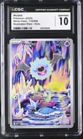 2025 Pokemon White Flare Woobat Illustration Rare Holo #119/086 CGC 10