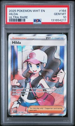 2025 Pokemon Wht En-White Flare Hilda Ultra Rare #164 PSA 10