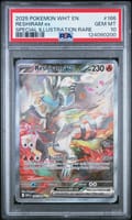 2025 Pokemon Wht En-White Flare Reshiram Ex Special Illustration Rare #166 PSA 10