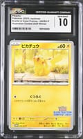 2025 Scarlet & Violet Promos Pikachu Illustration Contest 2024 Winner #242/SV-P CGC GM10