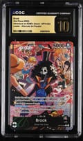 2026 One Piece Adventure on KAMI's Island (OP15-EB04) Brook (Map Text Box) Alt Art #OP15-022 CGC 10  Pristine