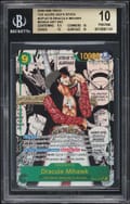 2026 One Piece Card Game The Azure Sea's Seven Dracule Mihawk MANGA ART SEC #OP14119 BGS 10 P