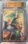 2026 One Piece Card Game The Azure Sea's Seven Roronoa Zoro SP #PRB02006 BGS 10  Pristine