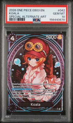 2026 One Piece Eb03-Extra Booster -One Piece Heroines Edition- Koala Special Alternate Art #042 PSA 10