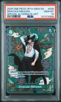 2026 One Piece Op14-Eb04-The Azure Sea's Seven Dracule Mihawk Special Alternate Art #030 PSA 10