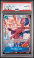 2026 One Piece Op14-Eb04-The Azure Sea's Seven Nefeltari VIVI Alternate Art #025 PSA 10