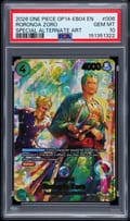 2026 One Piece Op14-Eb04-The Azure Sea's Seven Roronoa Zoro Special Alternate Art #006 PSA 10