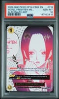 2026 One Piece Op14-Eb04-The Azure Sea's Seven You'll Frighten Me... Alternate Art #118 PSA 10