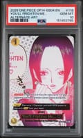 2026 One Piece Op14-Eb04-The Azure Sea's Seven You'll Frighten Me... Alternate Art #118 PSA 10