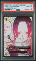 2026 One Piece Op14-Eb04-The Azure Sea's Seven You'll Frighten Me... Alternate Art #118 PSA 10