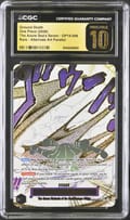 2026 One Piece The Azure Sea's Seven (OP14-EB04) Ground Death (Borderless) Alt Art #OP14-096 CGC 10  Pristine