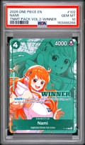 2026 One Piece Tournament Pack Vol.2 Nami Winner #102 PSA 10