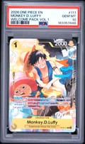 2026 One Piece Welcome Pack Vol.1 Monkey D. Luffy #111 PSA 10