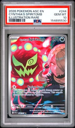 2026 Pokemon Asc En-Ascended Heroes Cynthia's Spiritomb Illustration Rare #244 PSA 10