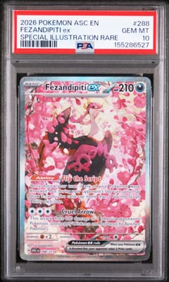 2026 Pokemon Asc En-Ascended Heroes Fezandipiti Ex Special Illustration Rare #288 PSA 10