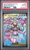 2026 Pokemon Asc En-Ascended Heroes Mega Diancie Ex Mega Attack Rare #267 PSA 10