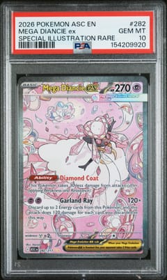 2026 Pokemon Asc En-Ascended Heroes Mega Diancie Ex Special Illustration Rare #282 PSA 10