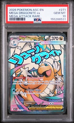 2026 Pokemon Asc En-Ascended Heroes Mega Dragonite Ex Mega Attack Rare #271 PSA 10
