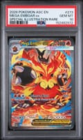 2026 Pokemon Asc En-Ascended Heroes Mega Emboar Ex Special Illustration Rare #273 PSA 10