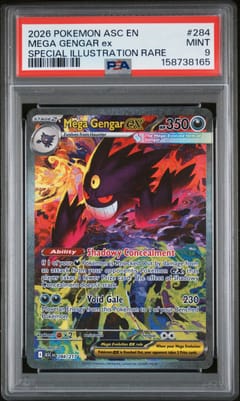 2026 Pokemon Asc En-Ascended Heroes Mega Gengar Ex Special Illustration Rare #284 PSA 9