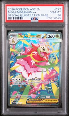 2026 Pokemon Asc En-Ascended Heroes Mega Meganium Ex Special Illustration Rare #272 PSA 10