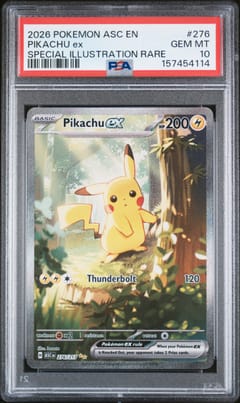 2026 Pokemon Asc En-Ascended Heroes Pikachu Ex Special Illustration Rare #276 PSA 10