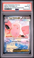 2026 Pokemon Por En-Perfect Order Mega Clefable Ex Special Illustration Rare #119 PSA 10